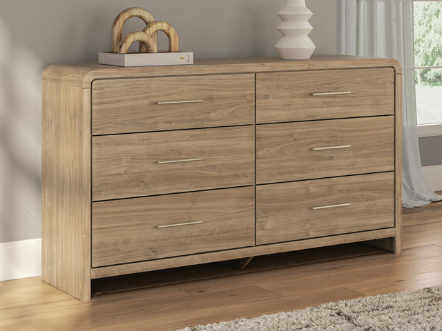 Gramburg Warm Natural Brown Dresser from Ella Furniture