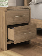Gramburg Warm Natural Brown Nightstand detail view