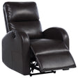 Grant Upholstered Power Recliner Chair Brown 601500P - Ella Furniture