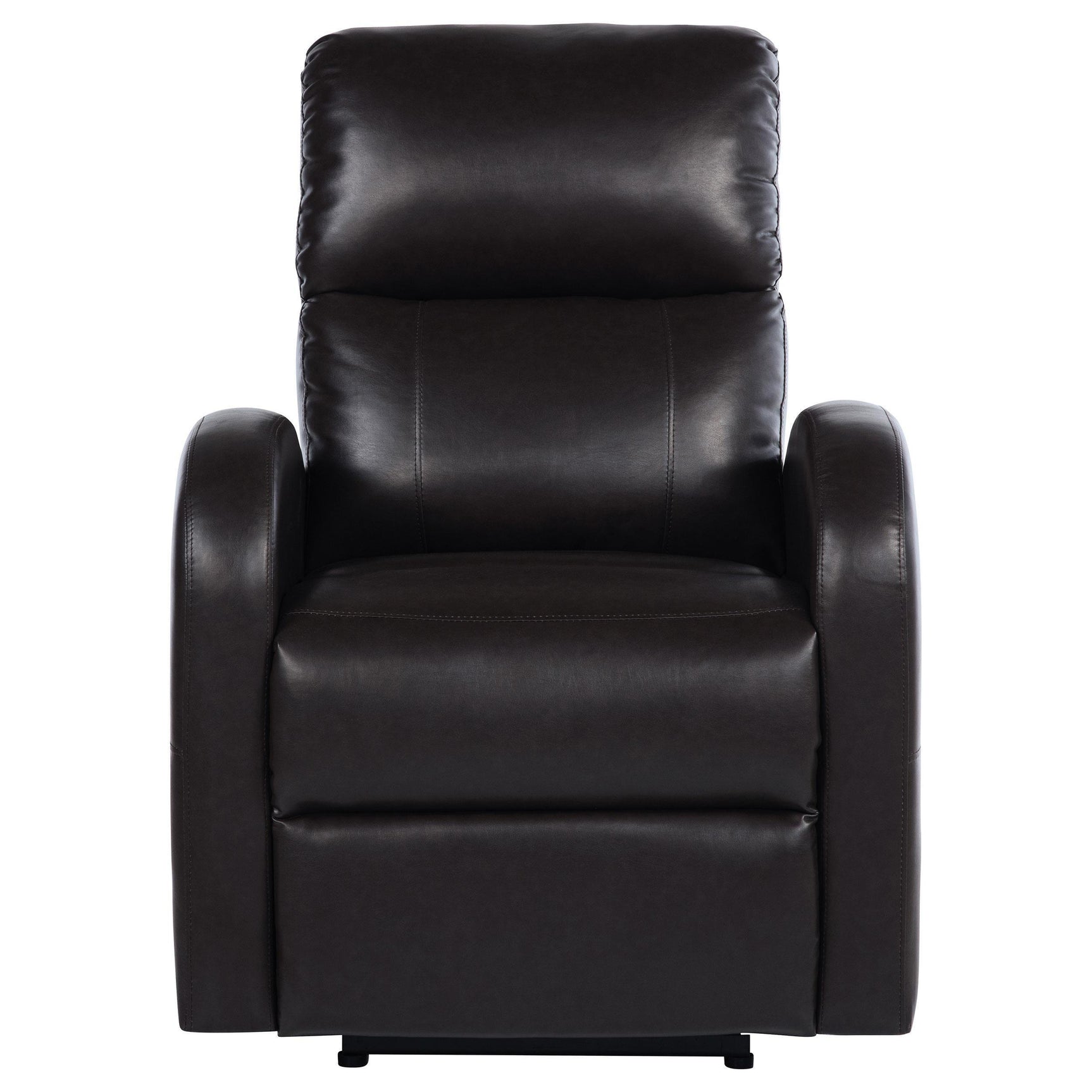 Grant Upholstered Power Recliner Chair Brown 601500P - Ella Furniture