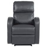Grant Upholstered Power Recliner Chair Grey 601499P - Ella Furniture