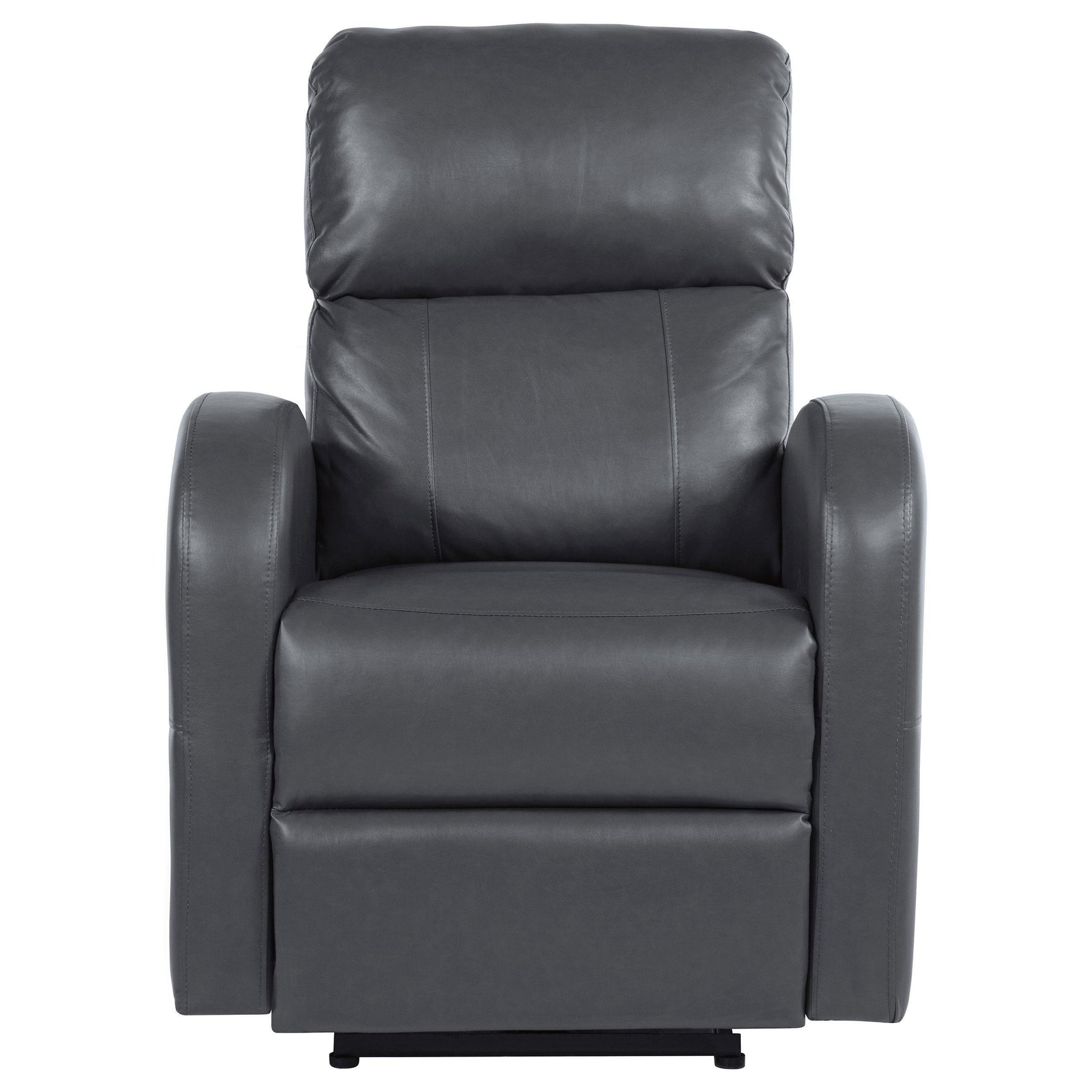 Grant Upholstered Power Recliner Chair Grey 601499P - Ella Furniture