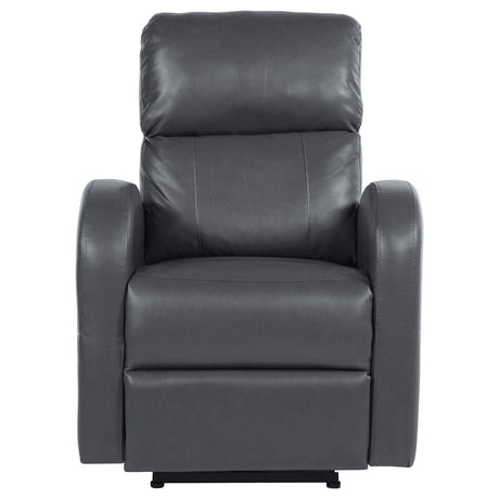 Grant Upholstered Power Recliner Chair Grey 601499P - Ella Furniture