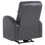 Grant Upholstered Power Recliner Chair Grey 601499P - Ella Furniture