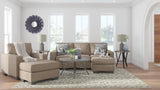 Greaves Driftwood Sofa Chaise, Chair, And Ottoman - Ella Furniture