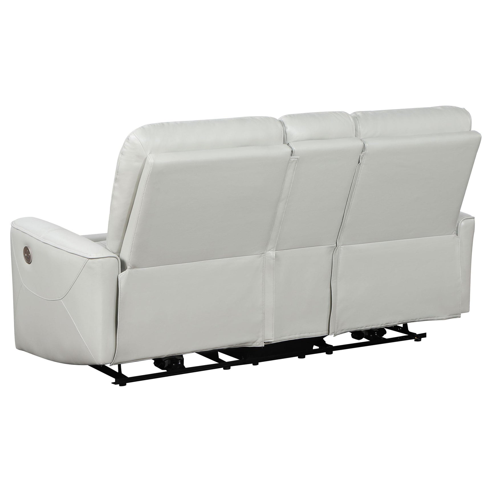 Greenfield 2-piece Power Reclining Sofa Set Ivory 610261P-S2 - Ella Furniture