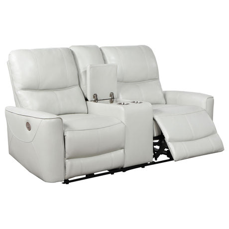 Greenfield 3-piece Power Reclining Sofa Set Ivory 610261P-S3 - Ella Furniture
