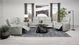Greenfield Upholstered Power Reclining Sofa Ivory 610261P - Ella Furniture