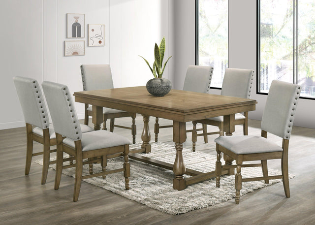 Greyson Dining Table + 6 Chair Set - Ella Furniture