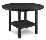 Guthrie Gray Modern Solid Wood And Veneers Counter Height Dining Room Set - Ella Furniture