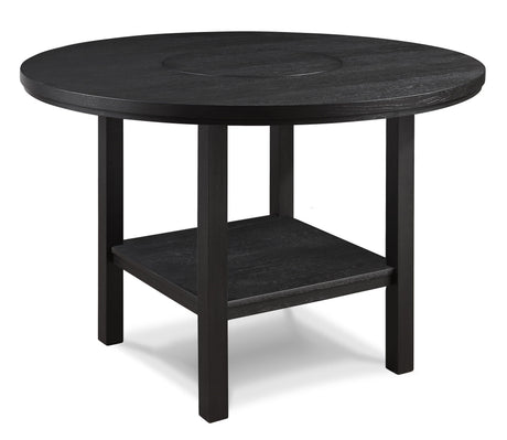 Guthrie Gray Modern Solid Wood And Veneers Counter Height Dining Room Set - Ella Furniture