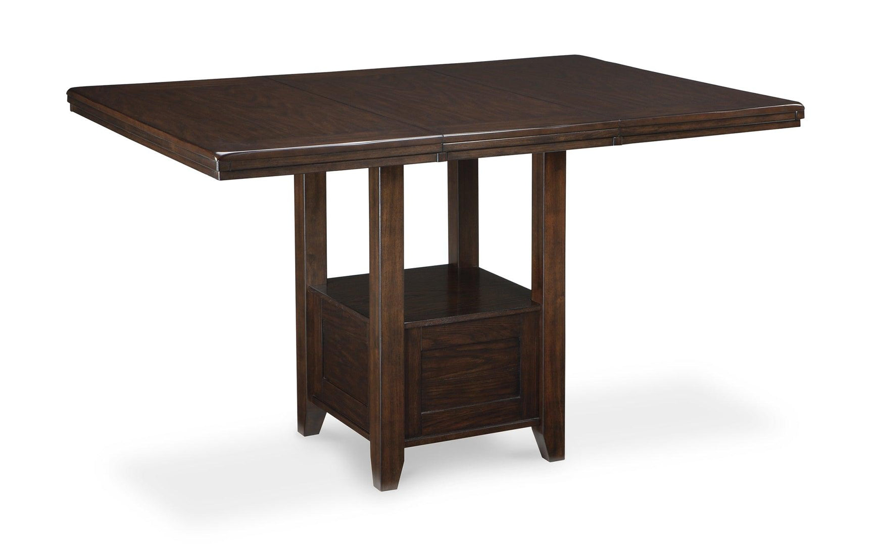 Haddigan Dark Brown Counter Height Dining Table And 4 Barstools - Ella Furniture