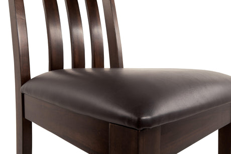 Haddigan Dark Brown Dining Room Set - Ella Furniture