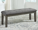 Hallanden Gray Rectangular Dining Room Set - Ella Furniture