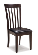 Hammis Dark Brown 2-Piece Dining Room Chair - Ella Furniture