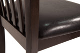 Hammis Dark Brown Circle Dining Room Set - Ella Furniture