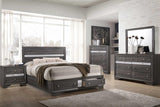 Hannah Grey Nightstand - Ella Furniture