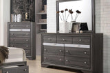 Hannah Grey Nightstand - Ella Furniture