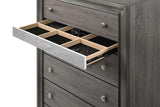 Hannah Grey Nightstand - Ella Furniture