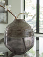 Harpwick Iridescent Gray Vase from Ella Furniture