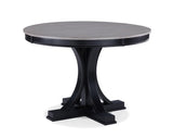 Harriet Gray Modern Solid Wood And Veneers Fabric Upholstered Dining Room Set - Ella Furniture