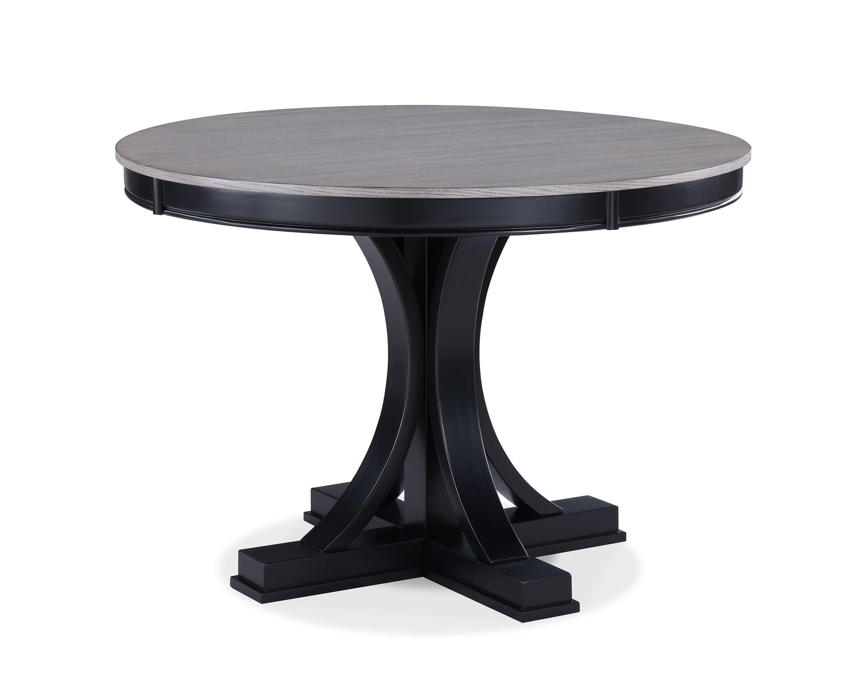 Harriet Gray Modern Solid Wood And Veneers Fabric Upholstered Dining Room Set - Ella Furniture