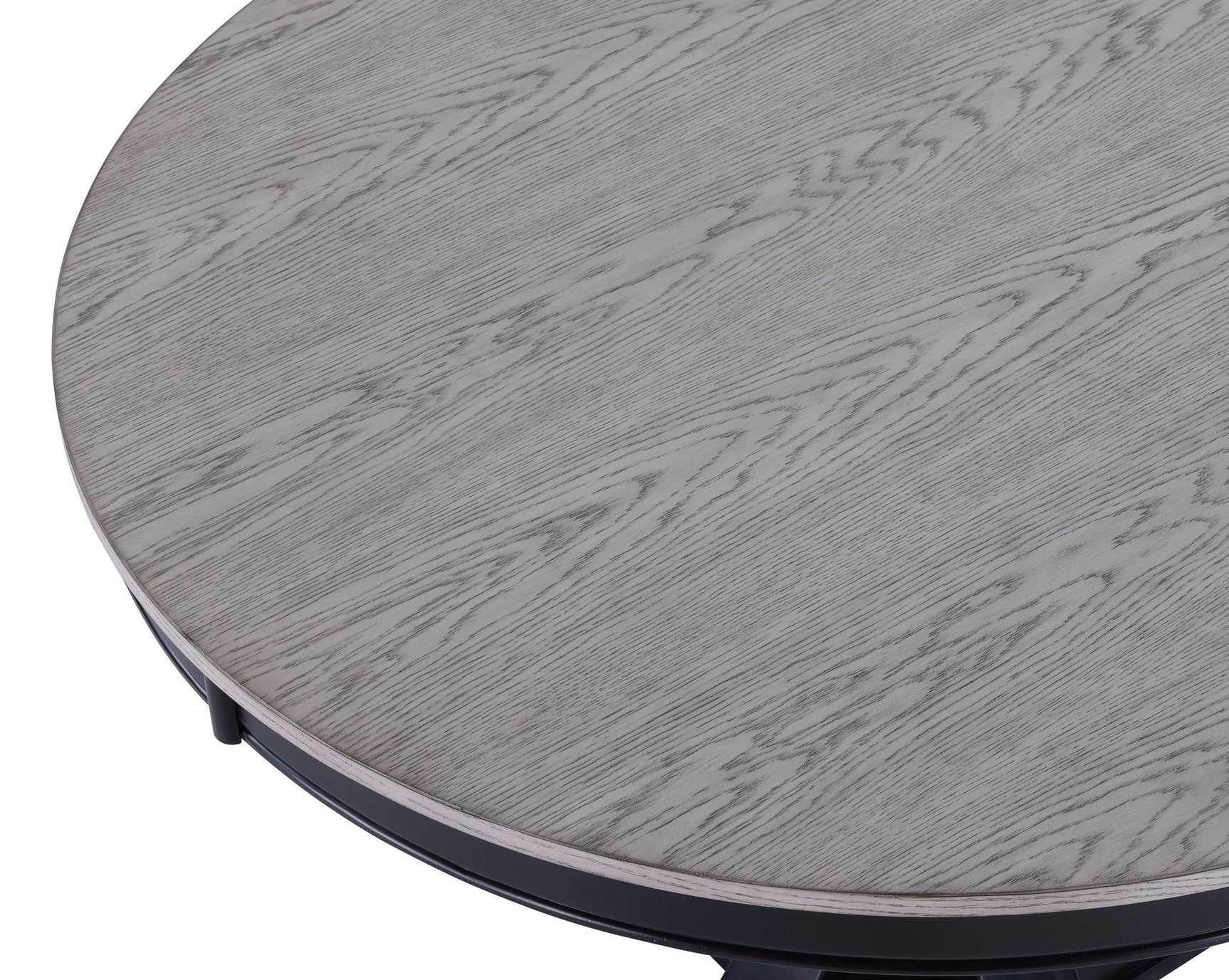 Harriet Gray Modern Solid Wood And Veneers Fabric Upholstered Dining Room Set - Ella Furniture