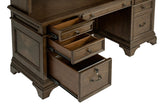 HARTSHILL COLLECTION Hartshill Credenza with Hutch Burnished Oak 881283 - Ella Furniture