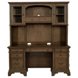 HARTSHILL COLLECTION Hartshill Credenza with Hutch Burnished Oak 881283 - Ella Furniture