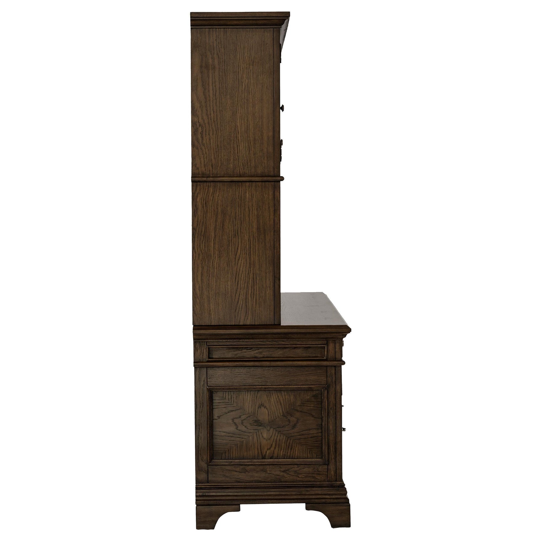 HARTSHILL COLLECTION Hartshill Credenza with Hutch Burnished Oak 881283 - Ella Furniture