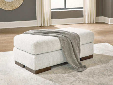 Hartside Frosted Performance Fabric,Next-Gen Nuvella™,Chenille Ottoman from Ella Furniture