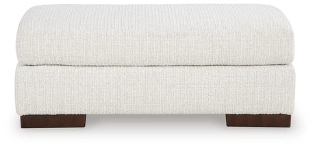 Hartside Frosted Performance Fabric,Next-Gen Nuvella™,Chenille Ottoman view 3