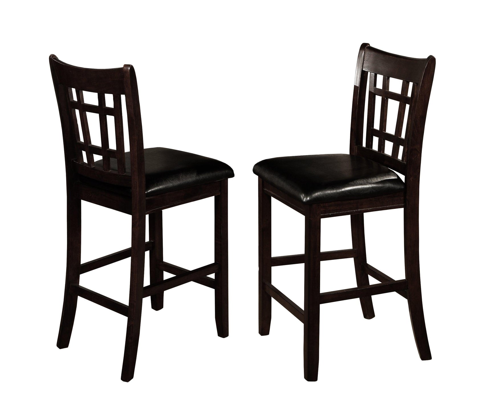 Hartwell Espresso Modern Wood Oval Extendable Counter Height Dining Room Set - Ella Furniture