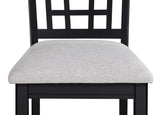 Hartwell Light Gray Modern Solid Wood And Veneers Counter Height Dining Room Set - Ella Furniture