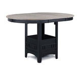 Hartwell Light Gray Modern Solid Wood And Veneers Counter Height Dining Room Set - Ella Furniture
