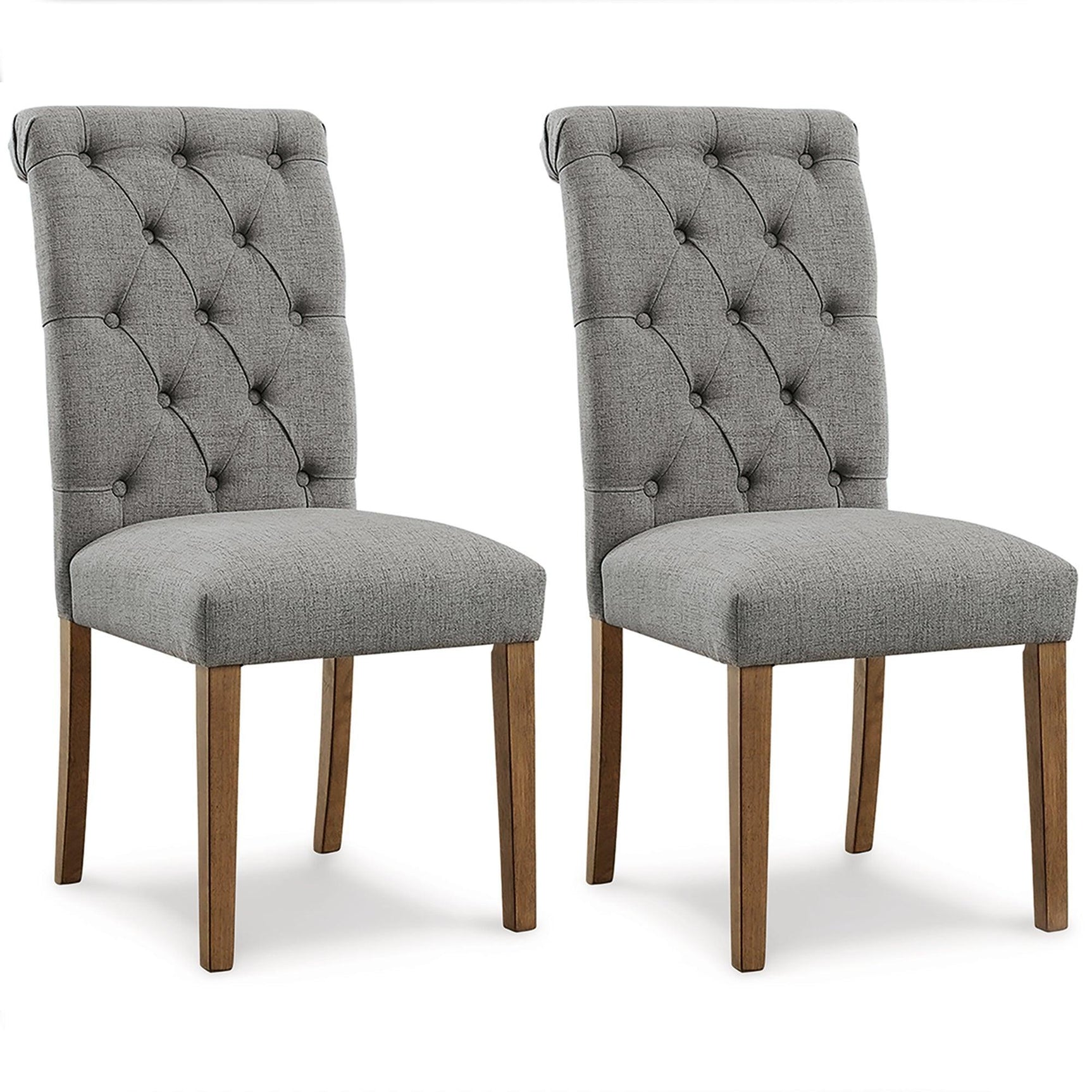 Harvina Gray 2-Piece Dining Room Chair - Ella Furniture