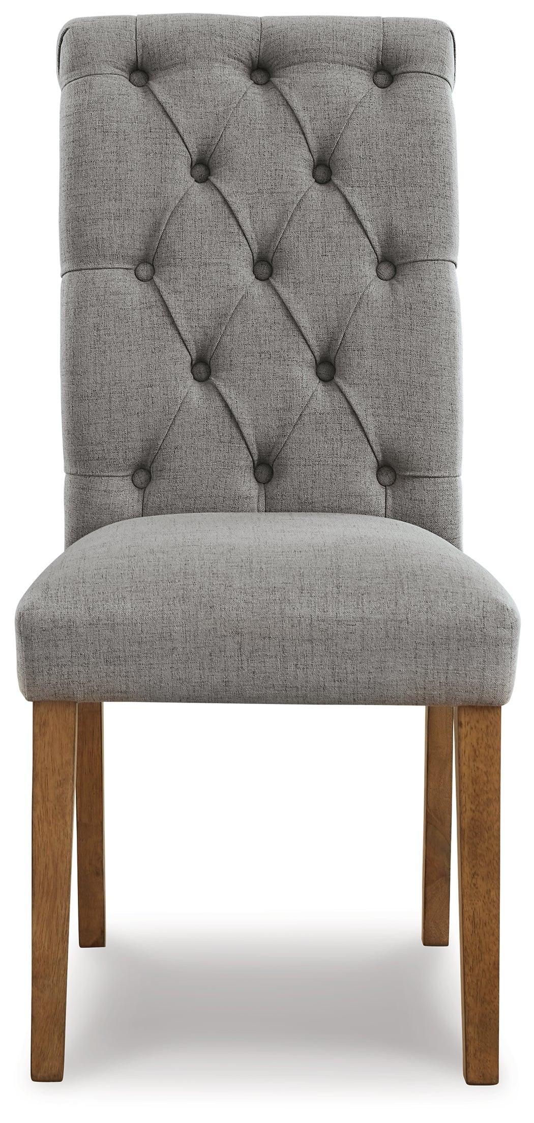 Harvina Gray 2-Piece Dining Room Chair - Ella Furniture