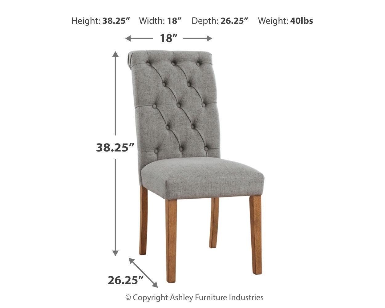 Harvina Gray 2-Piece Dining Room Chair - Ella Furniture