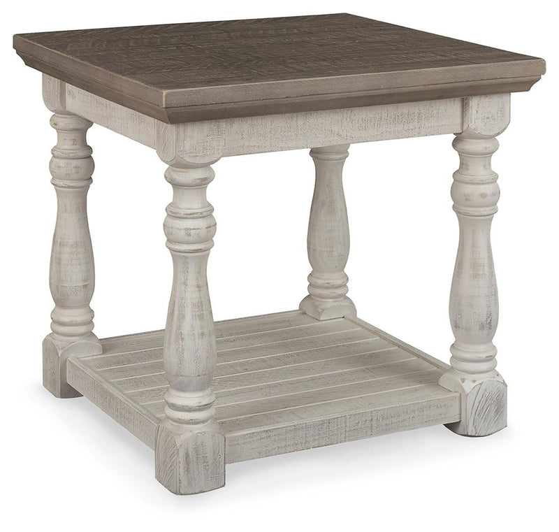 Havalance Gray/white 2 End Tables - Ella Furniture