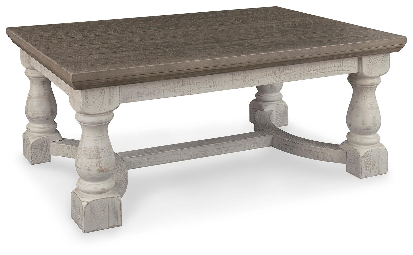 Havalance Gray/white Coffee Table With 1 End Table - Ella Furniture