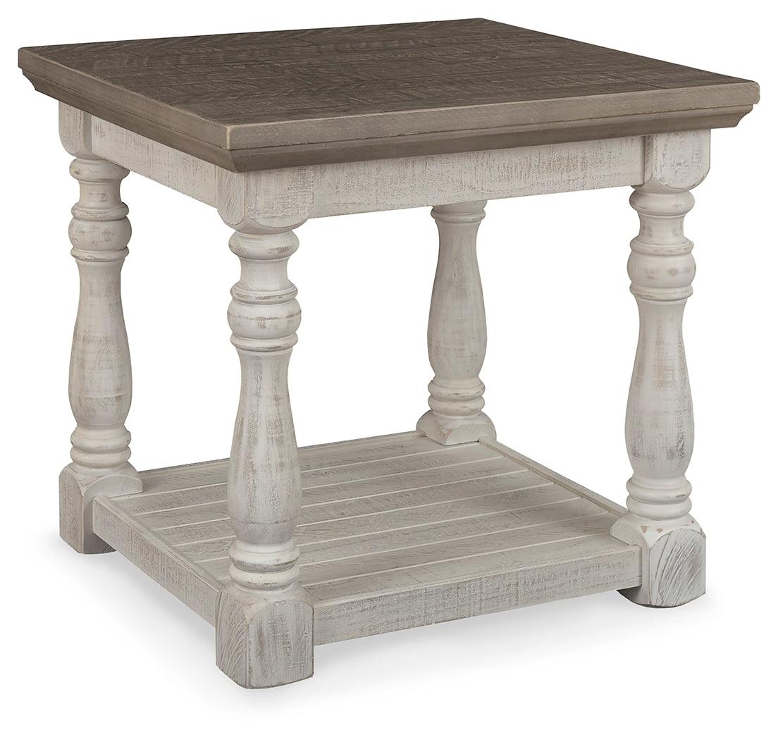 Havalance Gray/white Coffee Table With 1 End Table - Ella Furniture