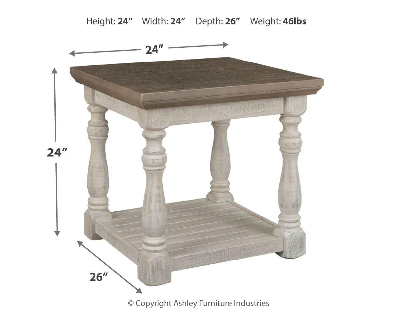 Havalance Gray/white Coffee Table With 2 End Tables - Ella Furniture