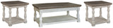 Havalance Gray/white Coffee Table With 2 End Tables PKG007177 - T814-9 | T814-3 | T814-3 - Ella Furniture