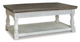 Havalance Gray/white Coffee Table With 2 End Tables PKG007177 - T814-9 | T814-3 | T814-3 - Ella Furniture
