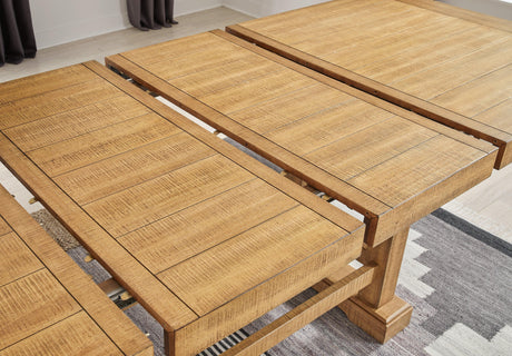 Havonplane Brown Counter Height Dining Table And 8 Barstools - Ella Furniture