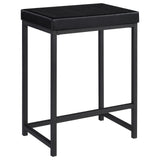 Hawes 4-Piece Multipurpose Counter Height Table Set Black 182724 - Ella Furniture