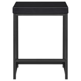 Hawes 4-Piece Multipurpose Counter Height Table Set Black 182724 - Ella Furniture