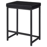 Hawes 4-Piece Multipurpose Counter Height Table Set Black 182724 - Ella Furniture