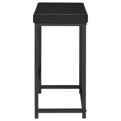 Hawes 4-Piece Multipurpose Counter Height Table Set Black 182724 - Ella Furniture