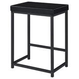 Hawes 4-Piece Multipurpose Counter Height Table Set Black 182724 - Ella Furniture